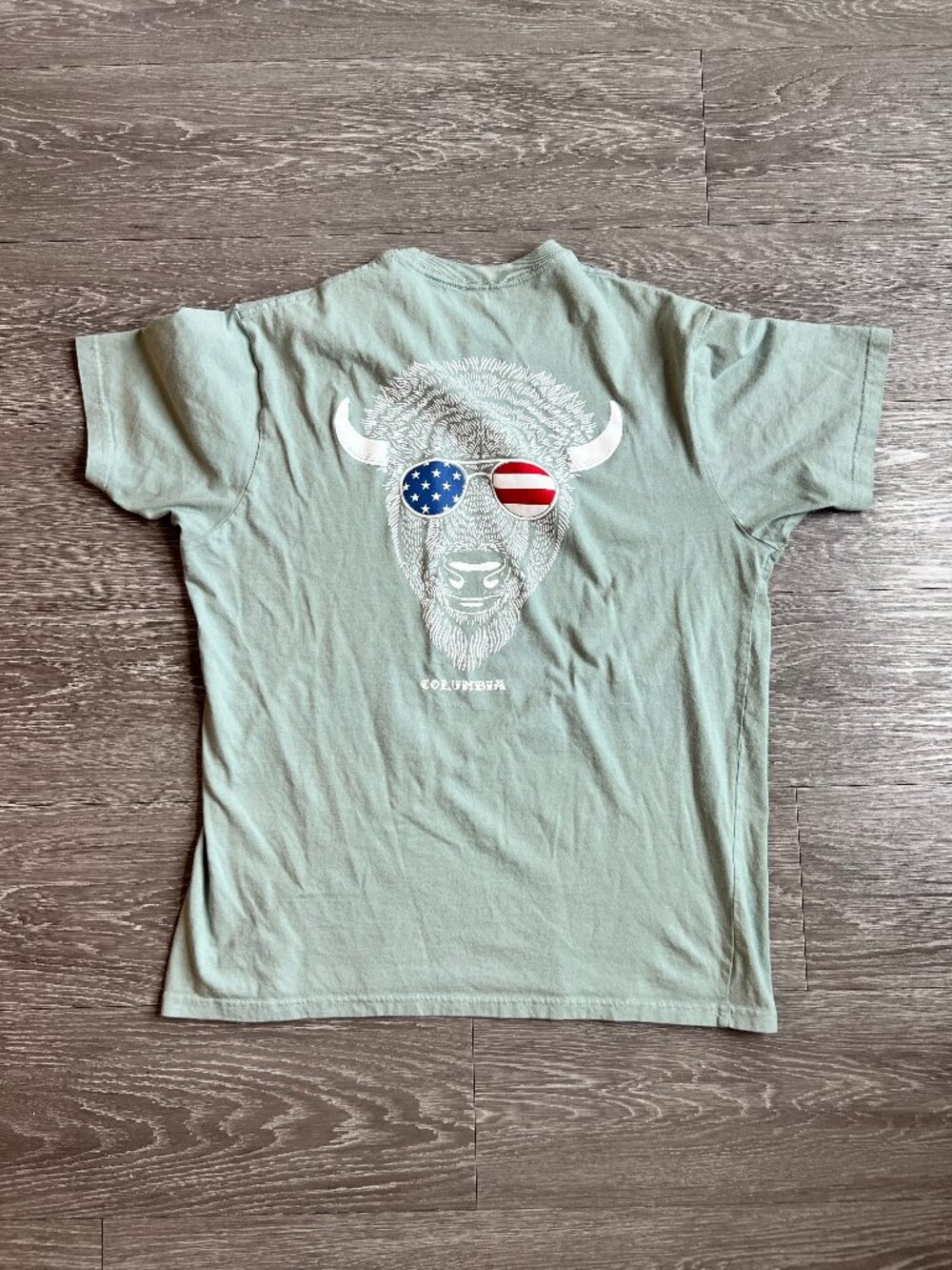 Columbia "Free Range" T-Shirt, Green, Large